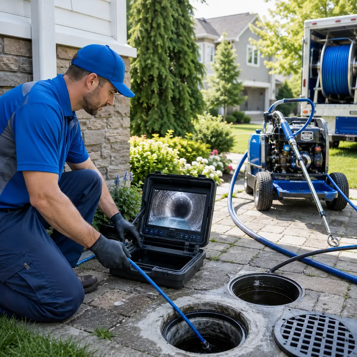Outdoor drain cleaning professionals serving Bayonne, NJ
